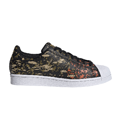 Pre-owned Adidas Originals Superstar 'splashes, Splatter And Drips - Black'