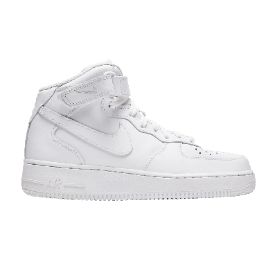 Pre-owned Nike Wmns Air Force 1 '07 Mid 'triple White'