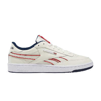 Pre-owned Reebok Club C Revenge Plus 'chalk Navy Red' In White