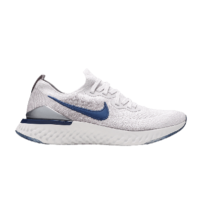 Pre-owned Nike Epic React Flyknit 2 'vast Grey Coastal Blue'