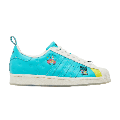 Pre-owned Adidas Originals Arizona X Superstar 'have An Iced Day - Teal Yellow' In Green