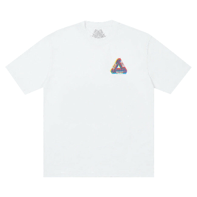 Pre-owned Palace Tri-ferg Colour Blur 'white'
