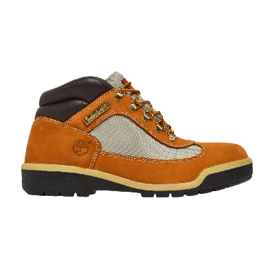 Pre-owned Timberland Field Boot 'wheat' In Brown