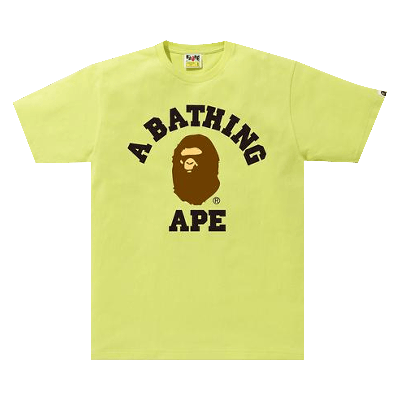 Pre-owned Bape College Tee 'green'