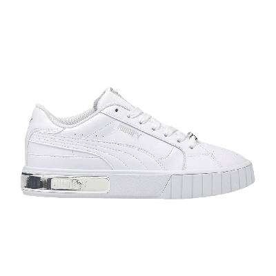 Pre-owned Puma Wmns Cali Star 'metallic - White Silver'