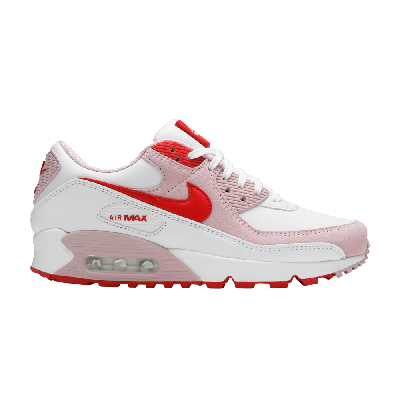 Pre-owned Nike Wmns Air Max 90 'love Letter' In White