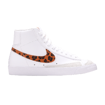 Pre-owned Nike Wmns Blazer Mid '77 'leopard' In White