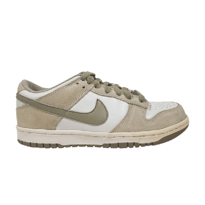 Pre-owned Nike Wmns Dunk Low Nke 'white Olive' In Tan