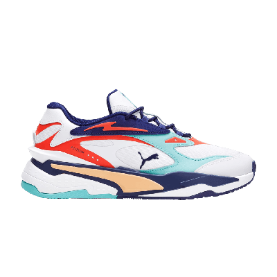 Pre-owned Puma Rs-fast Courtside 'white Angel Blue'