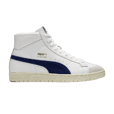 Pre-owned Puma Ralph Sampson 70 Mid Og 'white Elektro Blue'