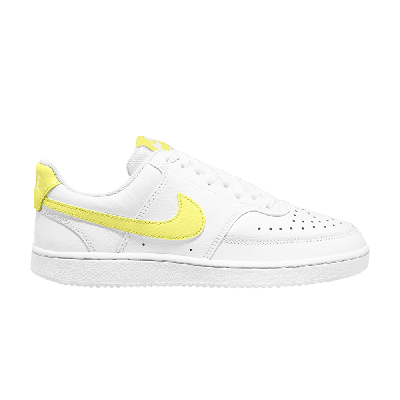 Pre-owned Nike Wmns Court Vision Low 'white Light Zitron'