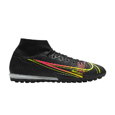 Pre-owned Nike Mercurial Superfly 8 Academy Tf 'black Cyber'