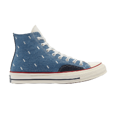 Pre-owned Converse Chuck 70 High 'indigo Boro' In Blue