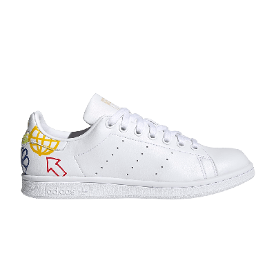 Pre-owned Adidas Originals Wmns Stan Smith 'doodle' In White