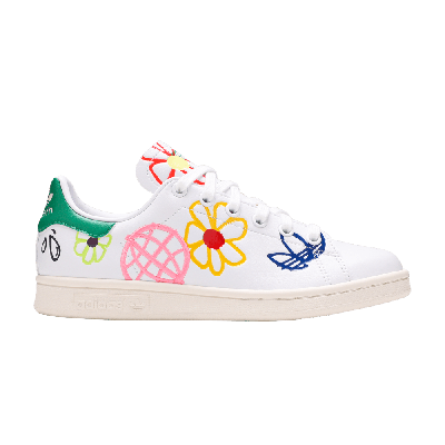 Pre-owned Adidas Originals Wmns Stan Smith 'large Doodles' In White