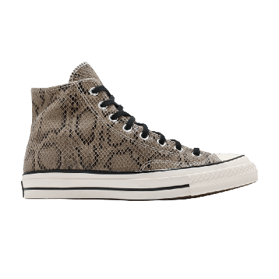 Pre-owned Converse Chuck 70 High 'snakeskin' In Brown