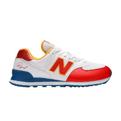 Pre-owned New Balance David Sunflower Seeds X 574 'blue Munsell White'