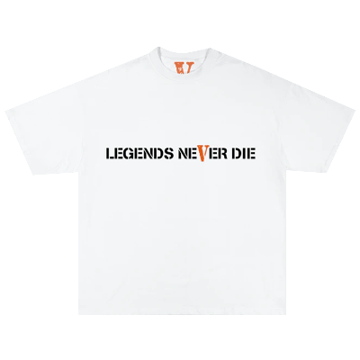 Pre-owned Vlone X Juice Wrld Legends Never Die 999 T-shirt 'white'