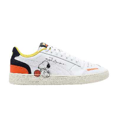 Pre-owned Puma Peanuts X Ralph Sampson 'snoopy' In White