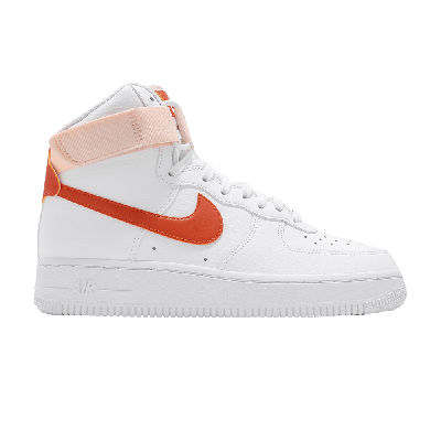 Pre-owned Nike Wmns Air Force 1 High 'white Orange Pearl'