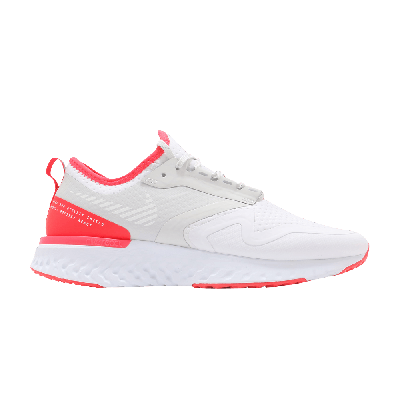 Pre-owned Nike Wmns Odyssey React 2 Shield 'white Laser Crimson'