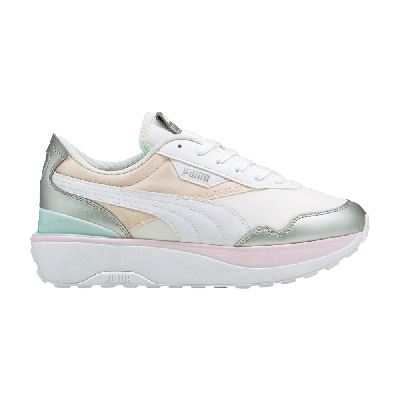 Pre-owned Puma Wmns Cruise Rider 'chrome Pink Dogwood Silver'