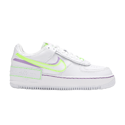Pre-owned Nike Wmns Air Force 1 Shadow 'white Electric Green'