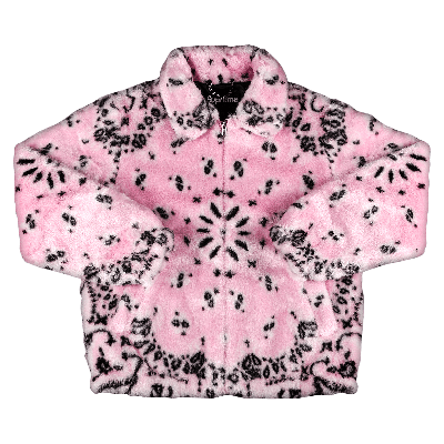 Pre-owned Supreme Bandana Faux Fur Bomber Jacket 'pink'