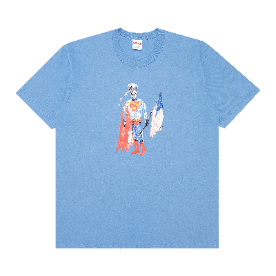 Pre-owned Supreme Skeleton Tee 'dusty Light Royal' In Blue