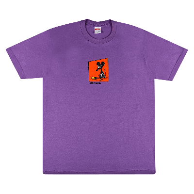 Pre-owned Supreme Mouse Tee 'purple'
