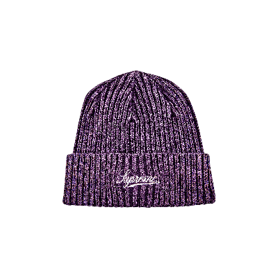 Pre-owned Supreme Bleached Rib Beanie 'purple'