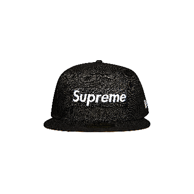 Pre-owned Supreme X New Era Champions Box Logo Hat 'black'