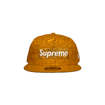 Pre-owned Supreme X New Era Champions Box Logo Hat 'wheat' In Brown