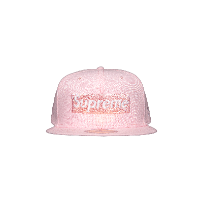 Pre-owned Supreme X New Era Champions Box Logo Hat 'pink'