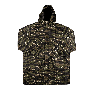 Pre-owned Supreme Hooded Facemask Parka 'tigerstripe Camo' In Green