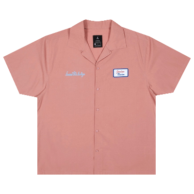Pre-owned Air Jordan X Union La Mechanic Shirt 'rust Pink'