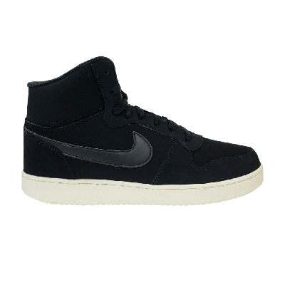 Pre-owned Nike Wmns Ebernon Mid Se 'black'