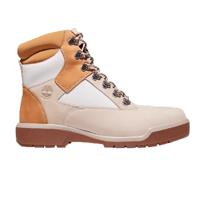 Pre-owned Timberland 6 Inch Waterproof Field Boot 'light Beige' In Tan