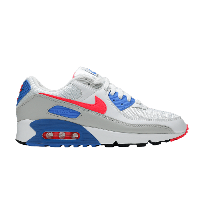 Pre-owned Nike Wmns Air Max 90 'hot Coral' In White