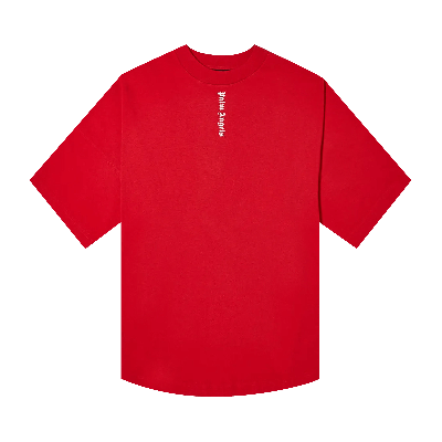 Pre-owned Palm Angels Logo T-shirt 'red/white'