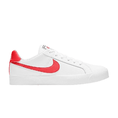 Pre-owned Nike Wmns Court Royale Ac 'white Flash Crimson'