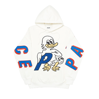 Pre-owned Palace Duck Out Hood 'white'
