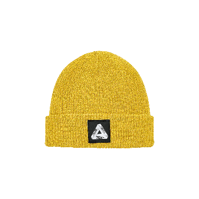Pre-owned Palace Tri-ferg Patch Beanie 'gold'