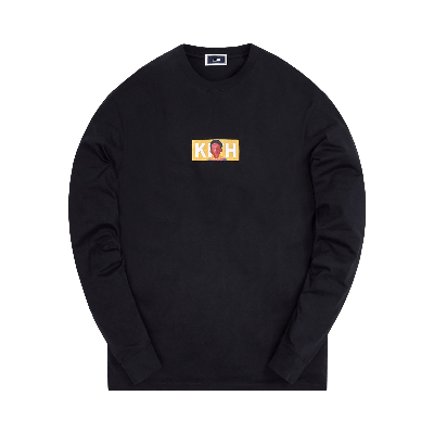 Pre-owned Kith For Shaina Mccoy Classic Logo Long-sleeve Tee 'black'