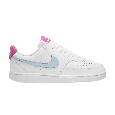 Pre-owned Nike Wmns Court Vision Low 'white Hydrogen Blue'