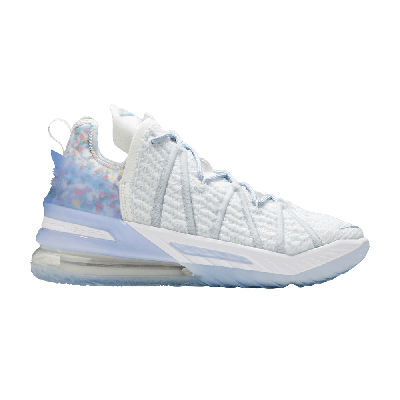 Pre-owned Nike Lebron 18 'play For The Future' In Blue