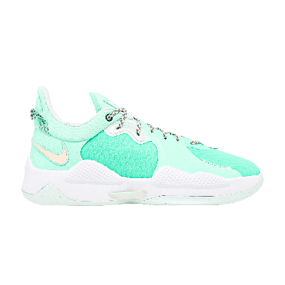 Pre-owned Nike Pg 5 'play For The Future' In Green