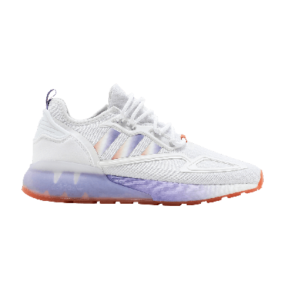 Pre-owned Adidas Originals Wmns Zx 2k Boost 'gradient Purple' In White