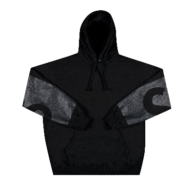 Pre-owned Supreme Big Logo Hooded Sweatshirt 'black'