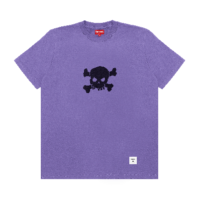 Pre-owned Supreme Skull Short-sleeve Top 'pale Purple'